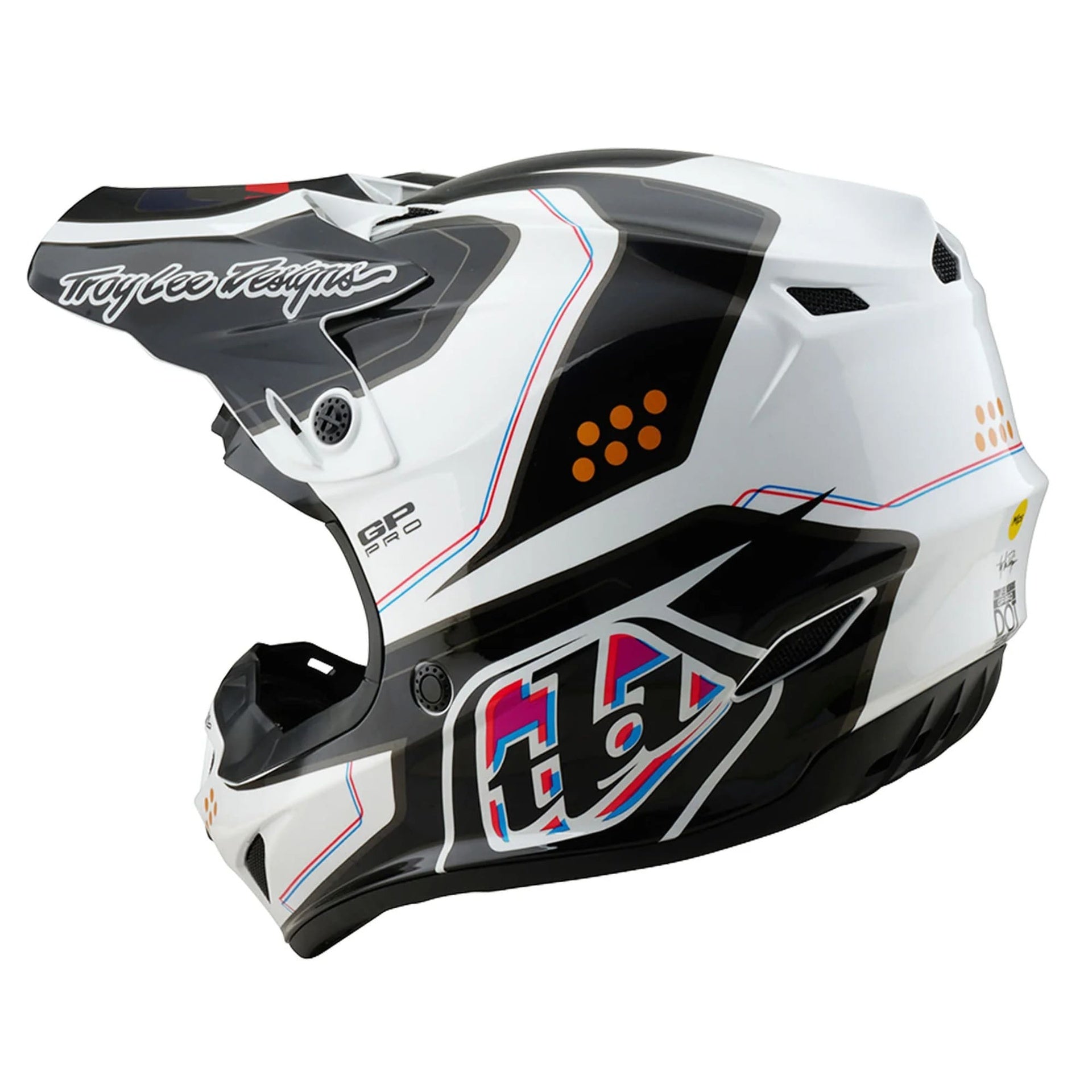 Casco Troy Lee Designs Gp Pro Trooper White